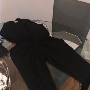 Michael Khors surplice front sleeveless jumpsuit